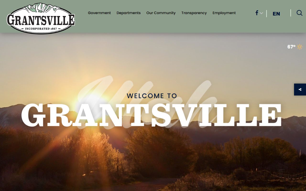 Grantsville Phone Directory city homepage screenshot