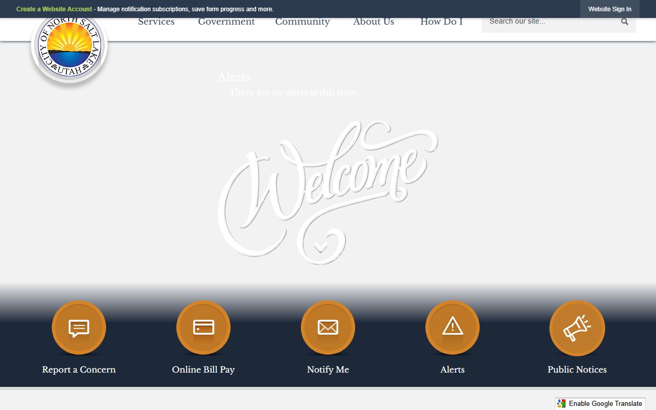 North Salt Lake Phone Directory city homepage screenshot