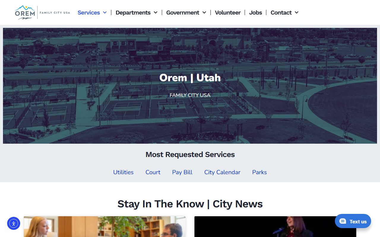 Orem Phone Directory city directory screenshot