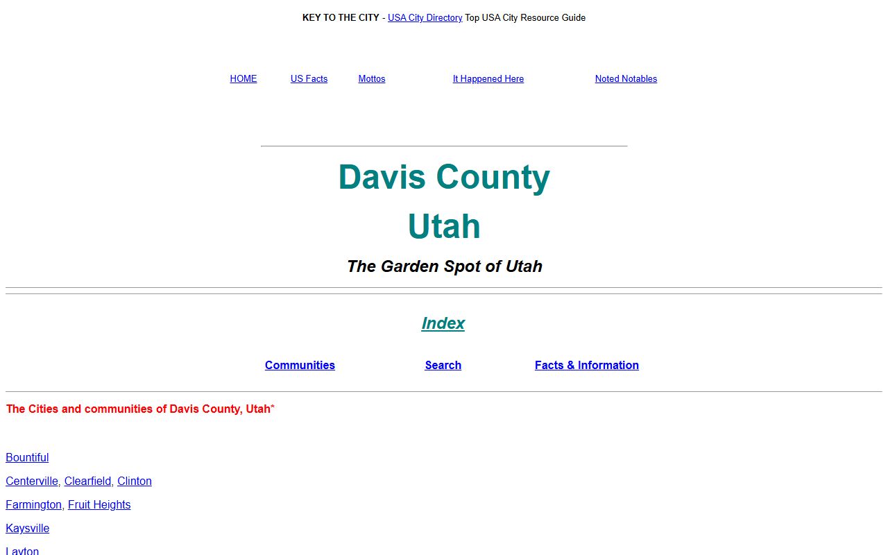 Davis County government fallback image for Syracuse Phone Directory